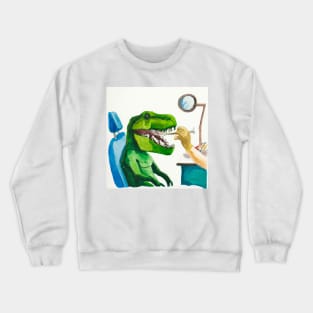 T-Rex Dentist Appointment Crewneck Sweatshirt